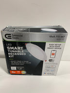 Commercial Electric - 6 in. LED Round Smart RBG+ Tuneable White - *Lighting & Electrical