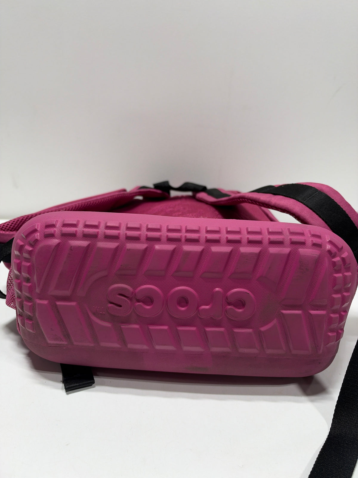 Used See Desc Crocs Black Backpack
