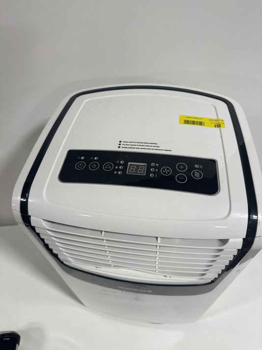 Used Honeywell - Portable Air Conditioner with Dehumidifier and Fan Rooms Up To 450 Sq. Ft - White/Black