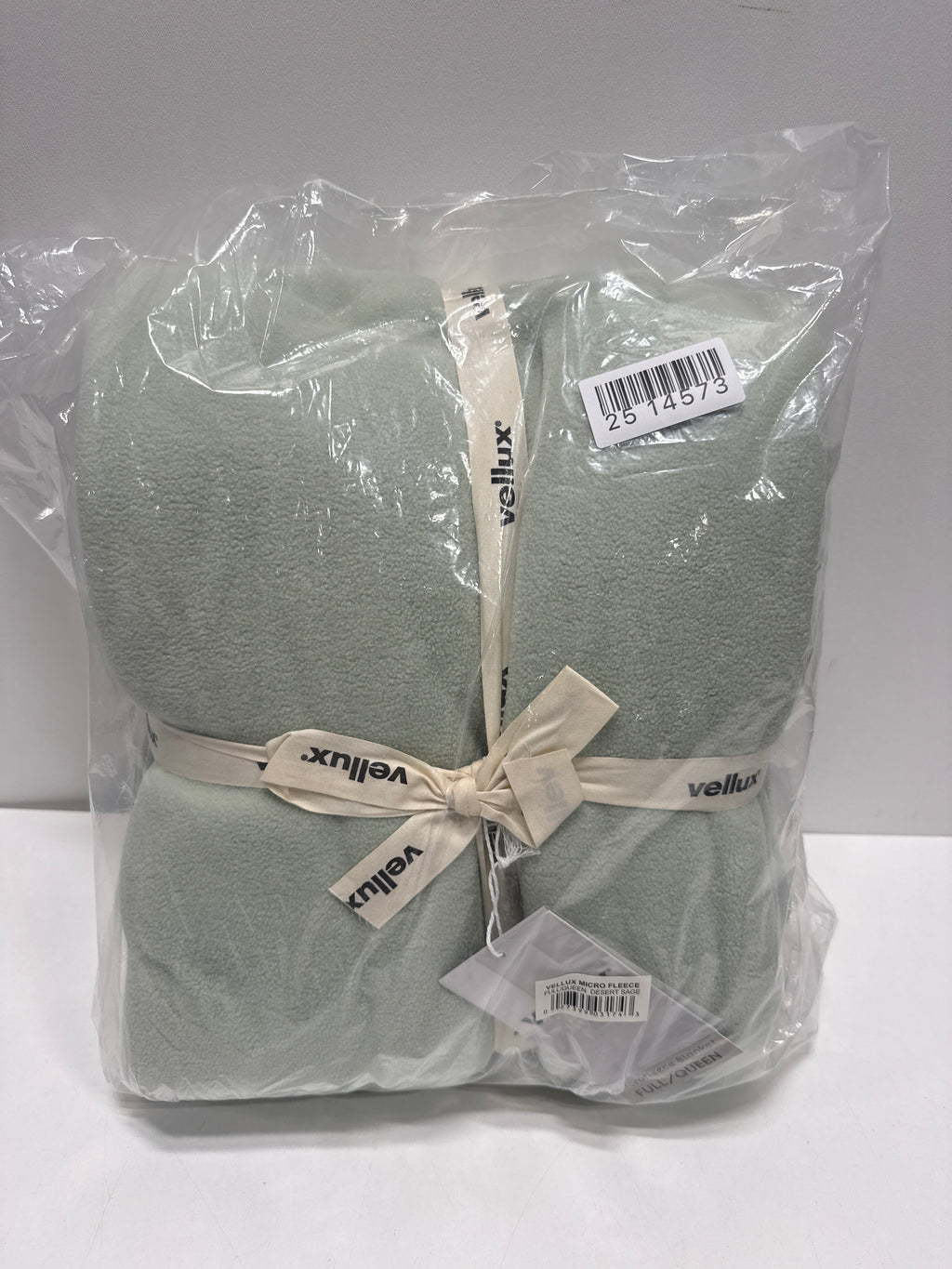 Vellux Microfleece Desert Sage Polyester Full/Queen Blanket - *Bedding