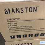 Vanston Outdoor Electric Barbecue Grill & Smoker Black - Great Small Spaces such as Patios Balconies and Decks 1500W