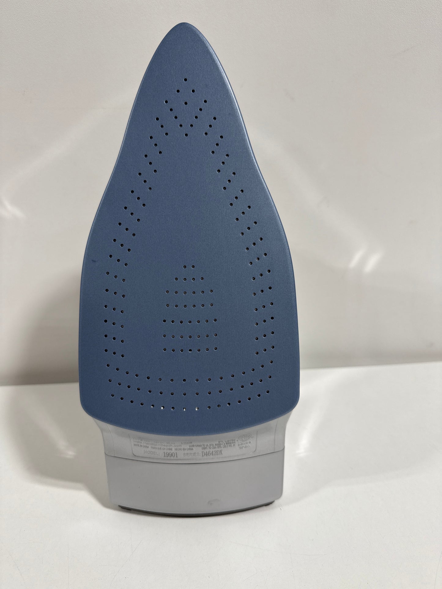 Hamilton Beach - Durathon Digital Nonstick Iron - Silver/Gray