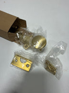Emtek 6" Solid Brass Surface Bolt with Strikes and Screws 8511US4