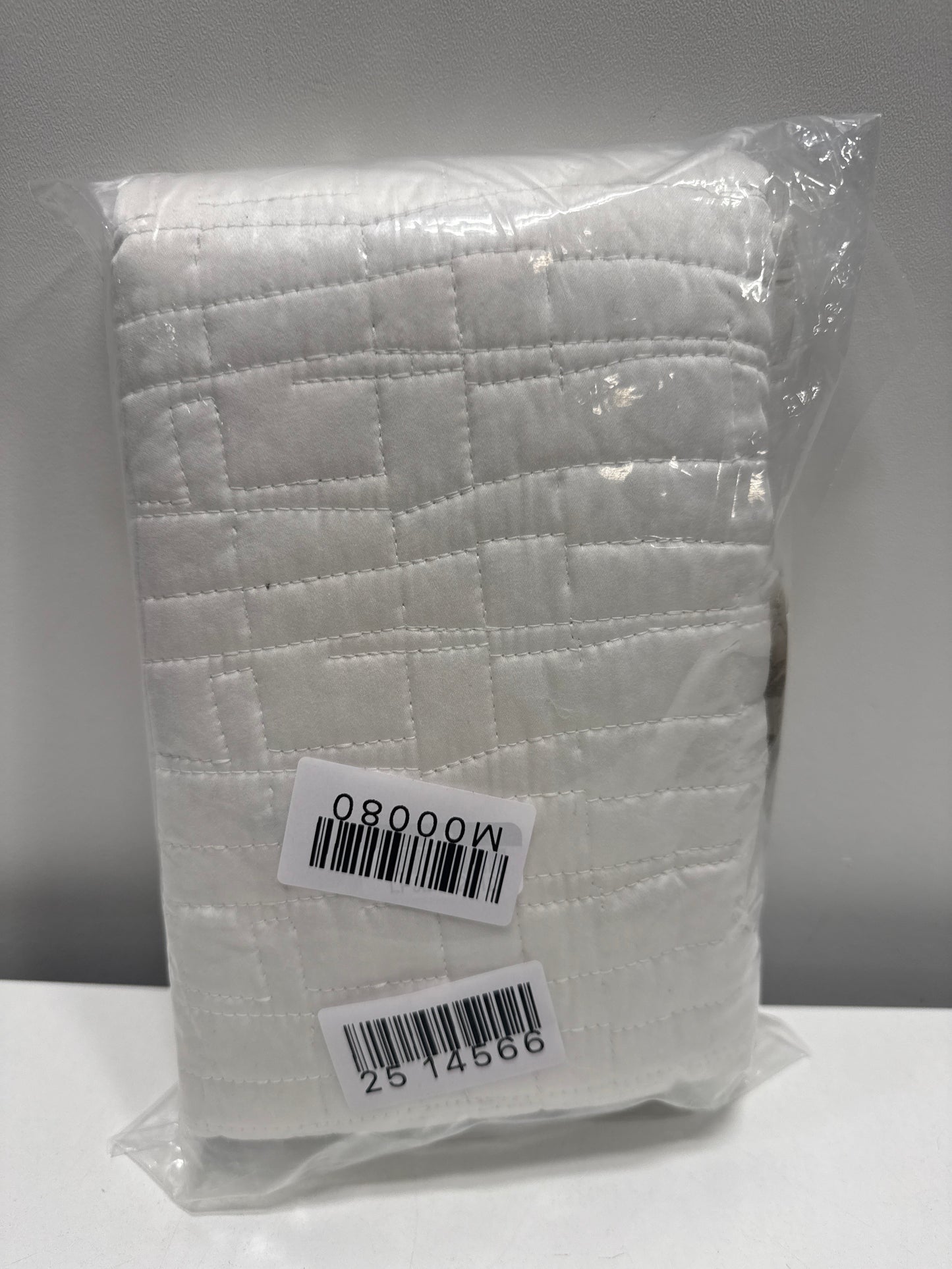 King TENCEL® Quilt Sham White - Threshold™: OEKO-TEX Certified, Cooling, 300 Thread Count, Machine Washable