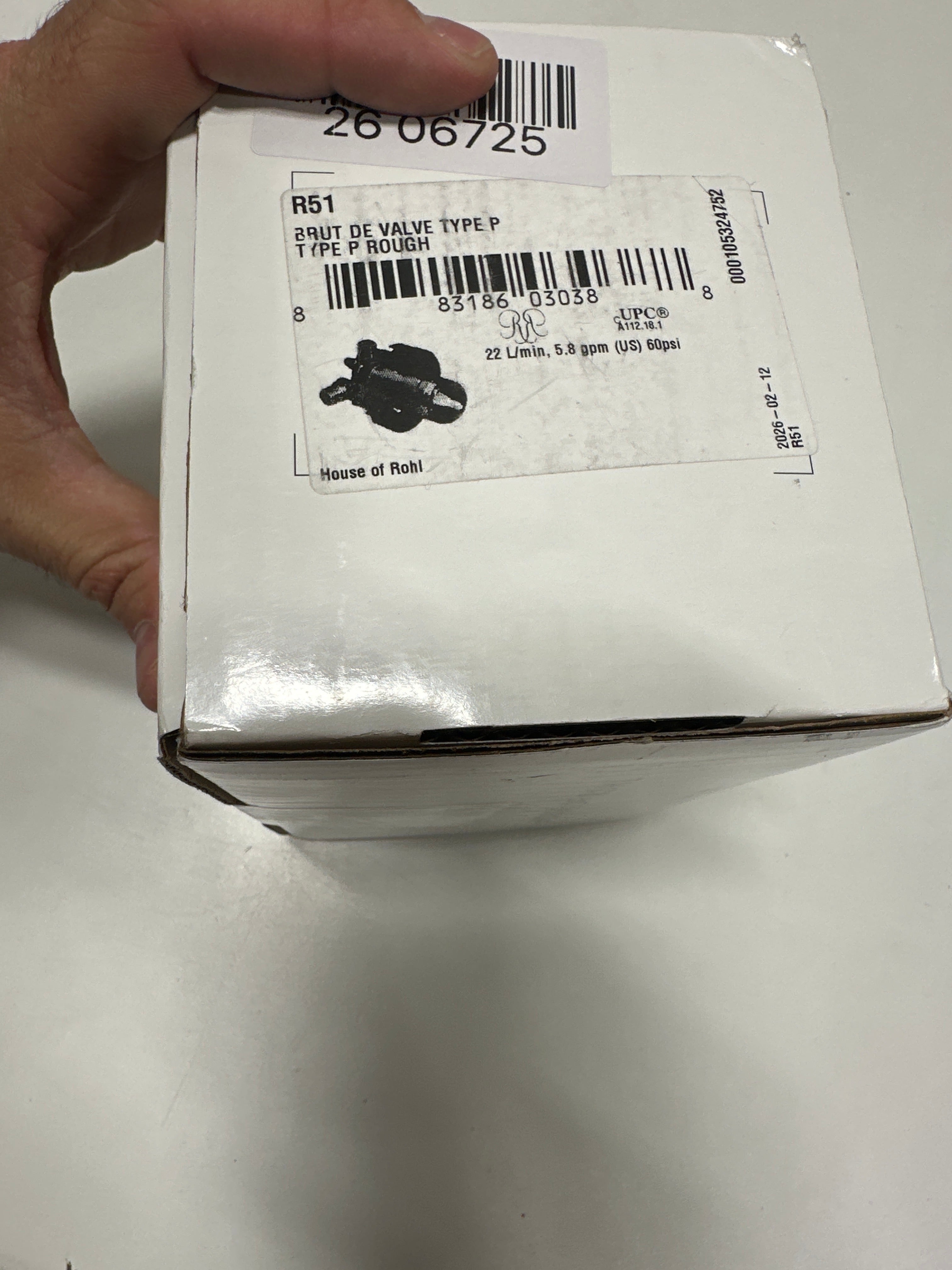 Riobel R51 1/2 Pressure Balance Rough-in Valve