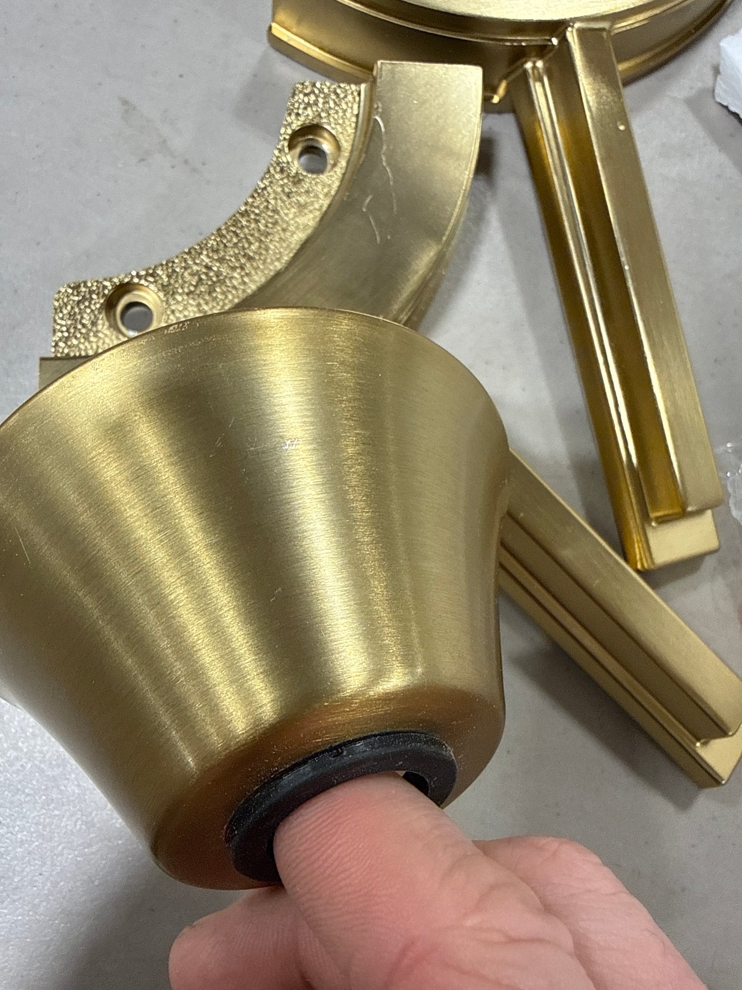 Scratch Craftmade TEA52SB4 52 Ceiling Fan W/Blades LED Light Kit