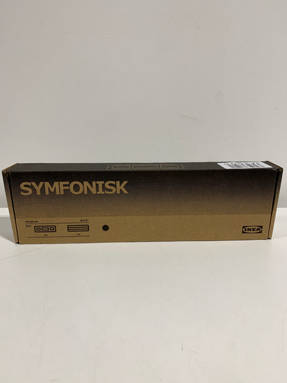 IKEA SYMFONISK Bookshelf Speaker Wall Bracket, 6x12" (15x30 cm) Black 104.381.71