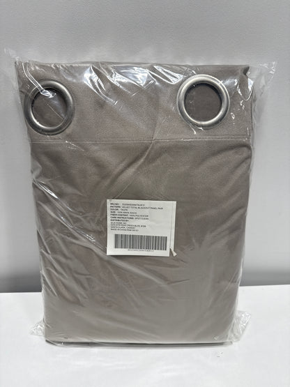Total Blackout Velvet Window Curtain, 2-pack