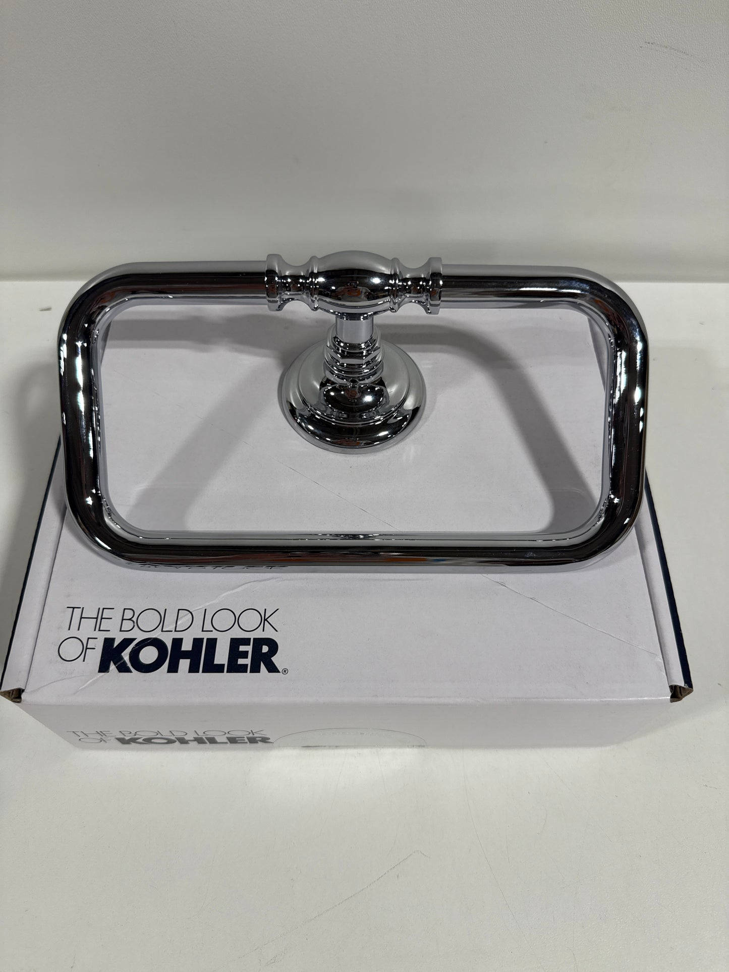 Artifacts Towel Ring in Polished Chrome