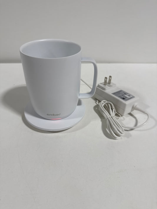 Used Ember Mug 2 14oz Temperature Control Smart Mug White