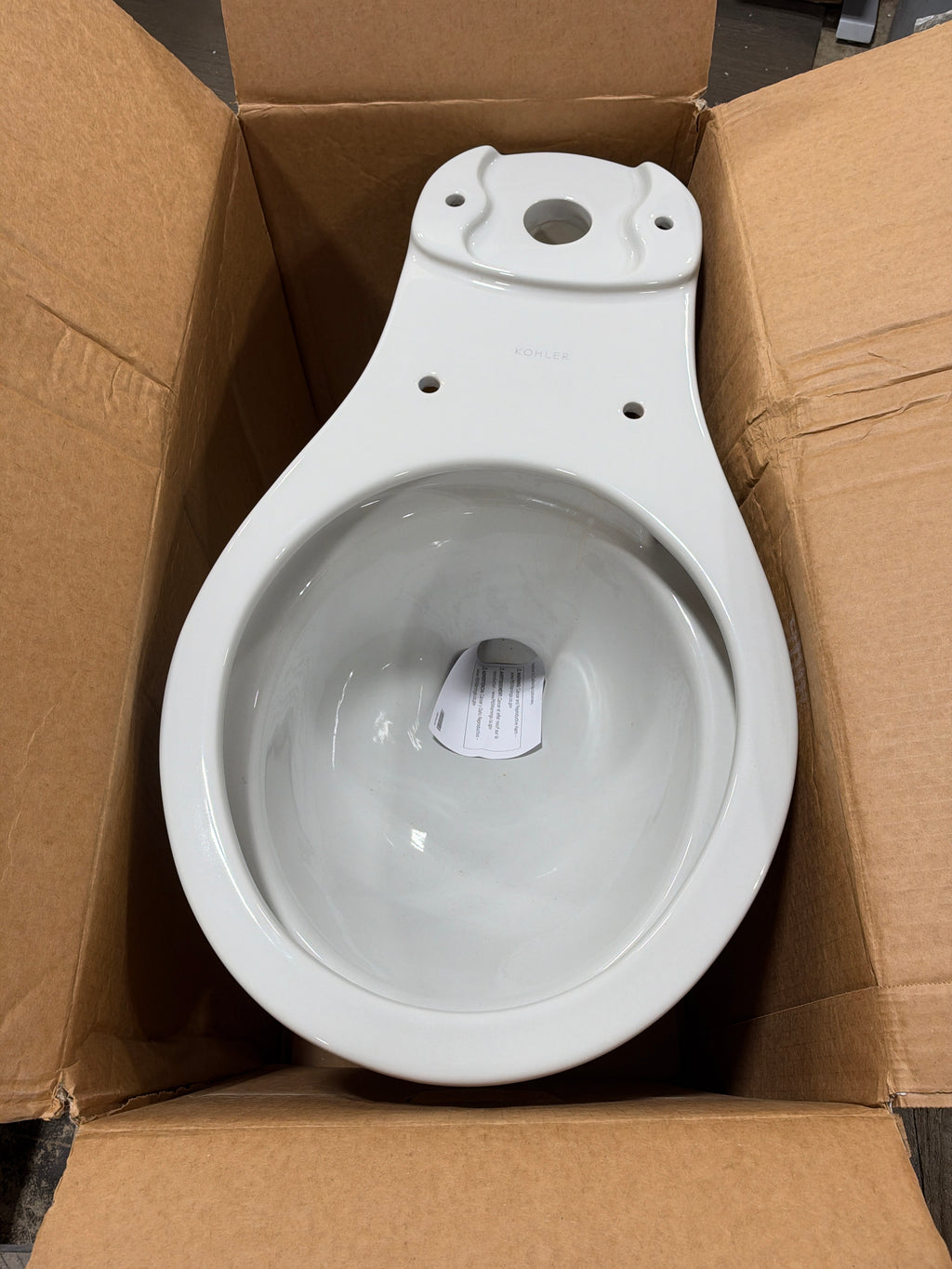 Kohler Cimarron Comfort Height Round-Front Chair Height Toilet Bowl Only K-31589-95