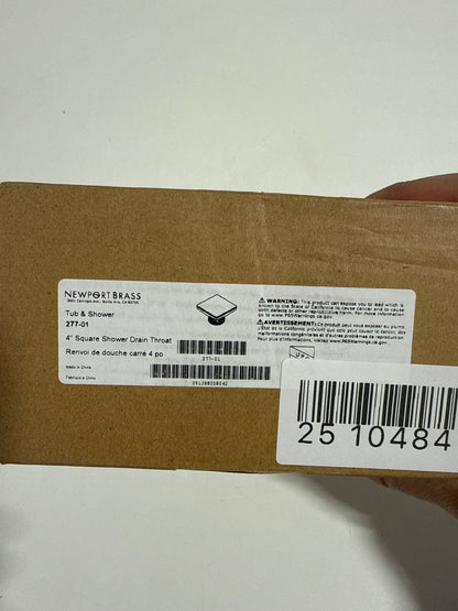 Newport Brass 277-01 Decorative Drains 4" Shower Drain Throat