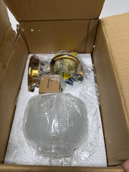 Virginia 5.75" 1-light Metal/Glass LED Vanity Light