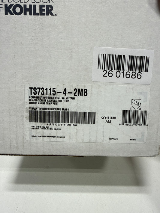 KOHLER Composed Rite-temp(r) Valve Trim with Lever Handle