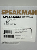 Speakman CPT-1000-P-BN Neo Pressure Balance Shower Valve Trim, Brushed Nickel (Valve Not Included
