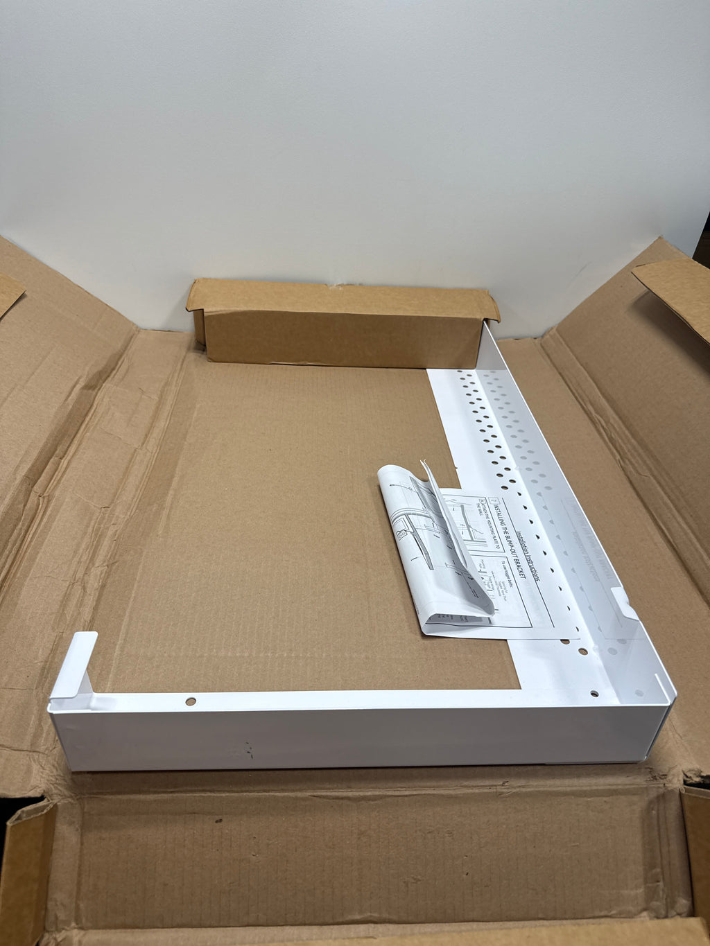 GE JX15BUMP 15" Cabinet Bump Out Kit for Over the Range Microwave Ovens White