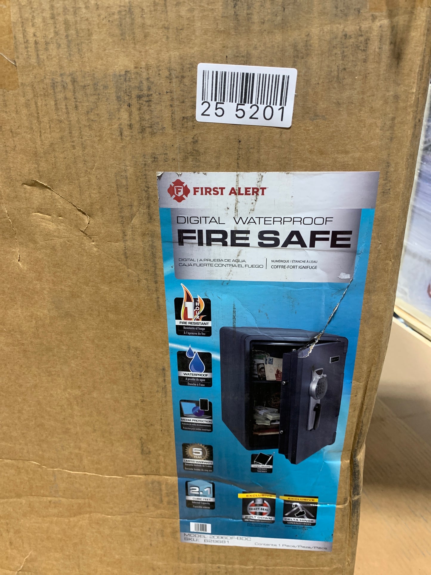 First Alert 2.14 cu. ft. Digital Ready-Seal Waterproof Fire Resistant Safe