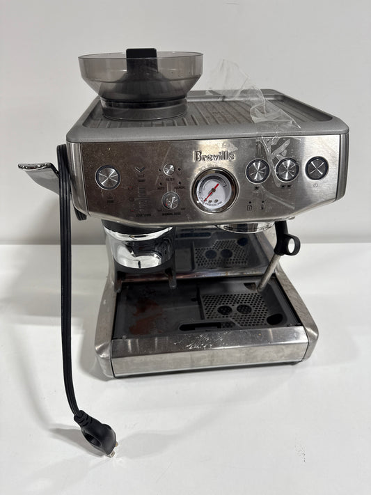 Used Breville - the Barista Express Impress Espresso Machine - Brushed Stainless Steel