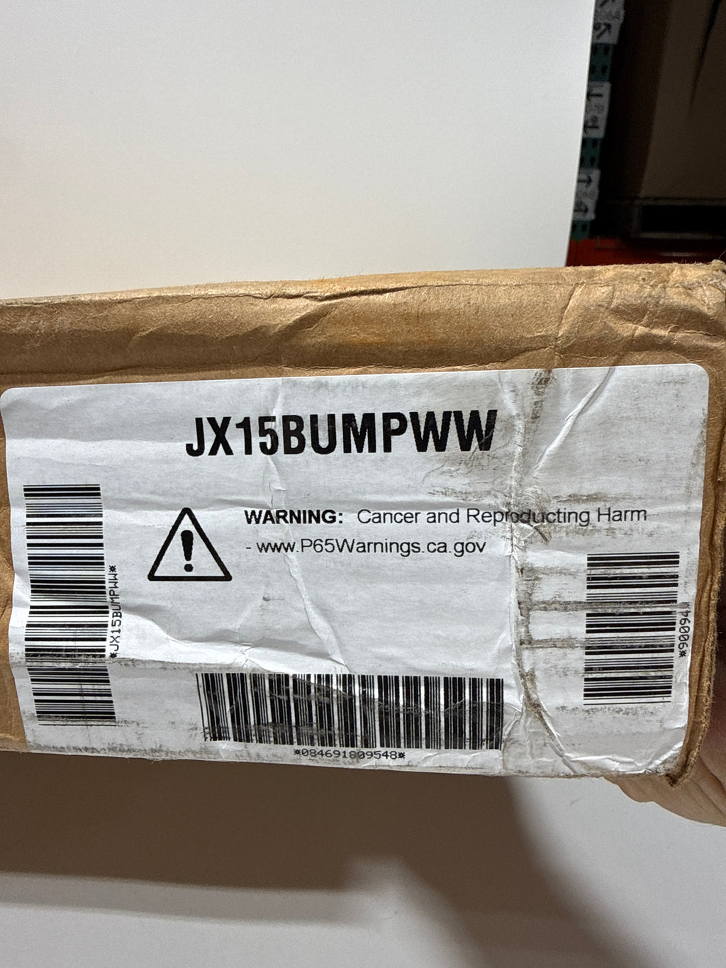 GE JX15BUMP 15" Cabinet Bump Out Kit for Over the Range Microwave Ovens White