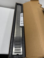 VIGO Elan 24 in. Linear Shower Drain in Brushed Nickel