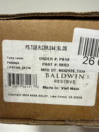 Baldwin Tube Passage Leverset with Contemporary Round Rose Model: PSTUBCRR044