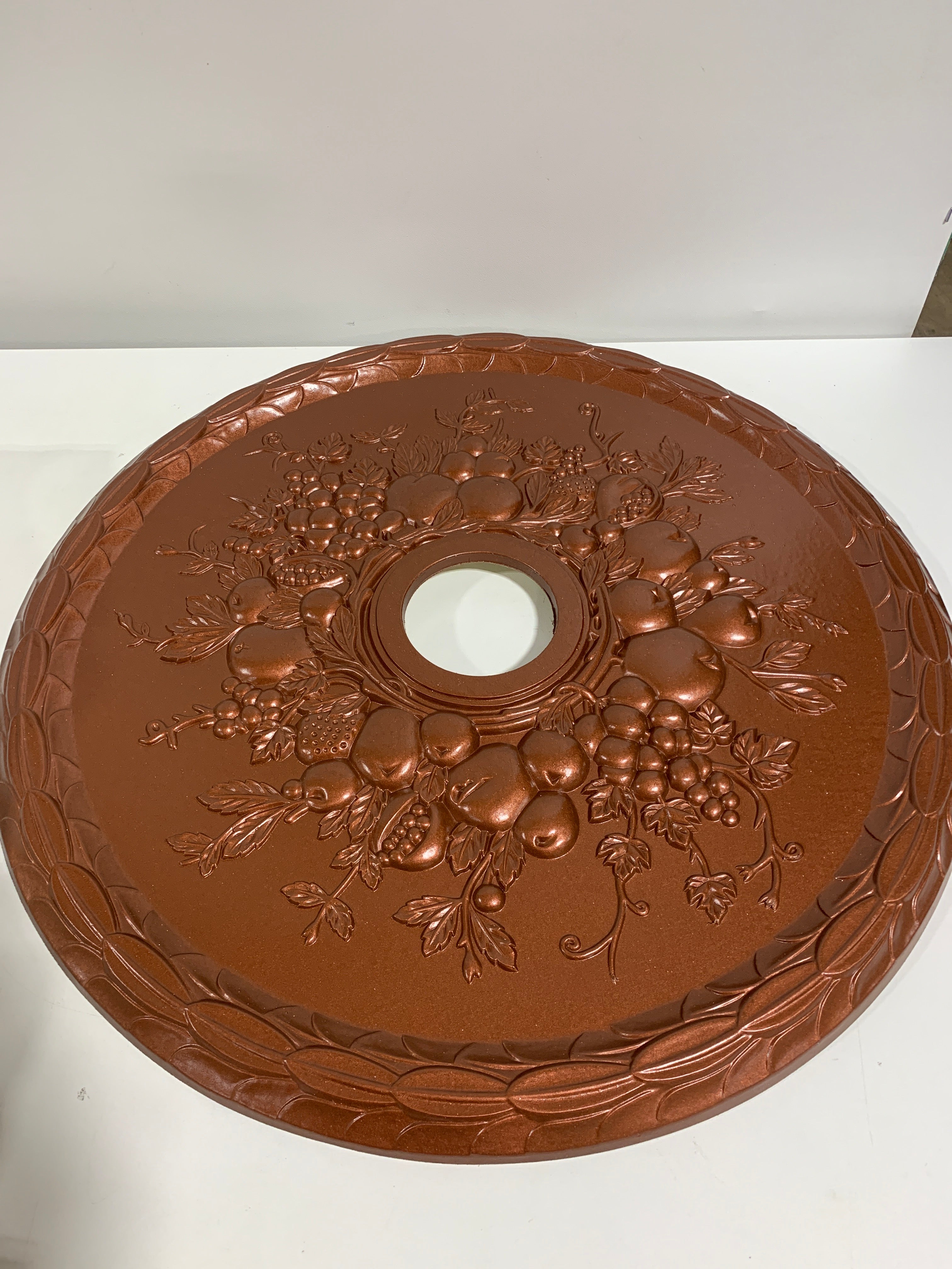 Ekena Millwork CM22GRACS Grape Ceiling Medallion Antique Copper - *Lighting & Electrical