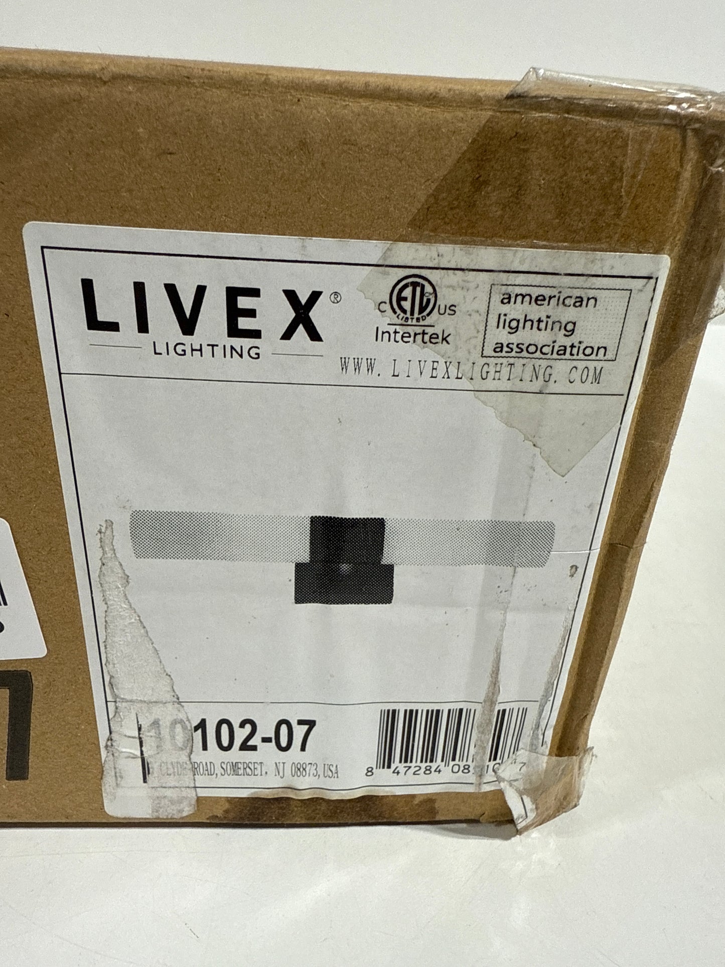 Livex Lighting Aero 17 Inch Wall Sconce Aero - 10102-07 - Transitional