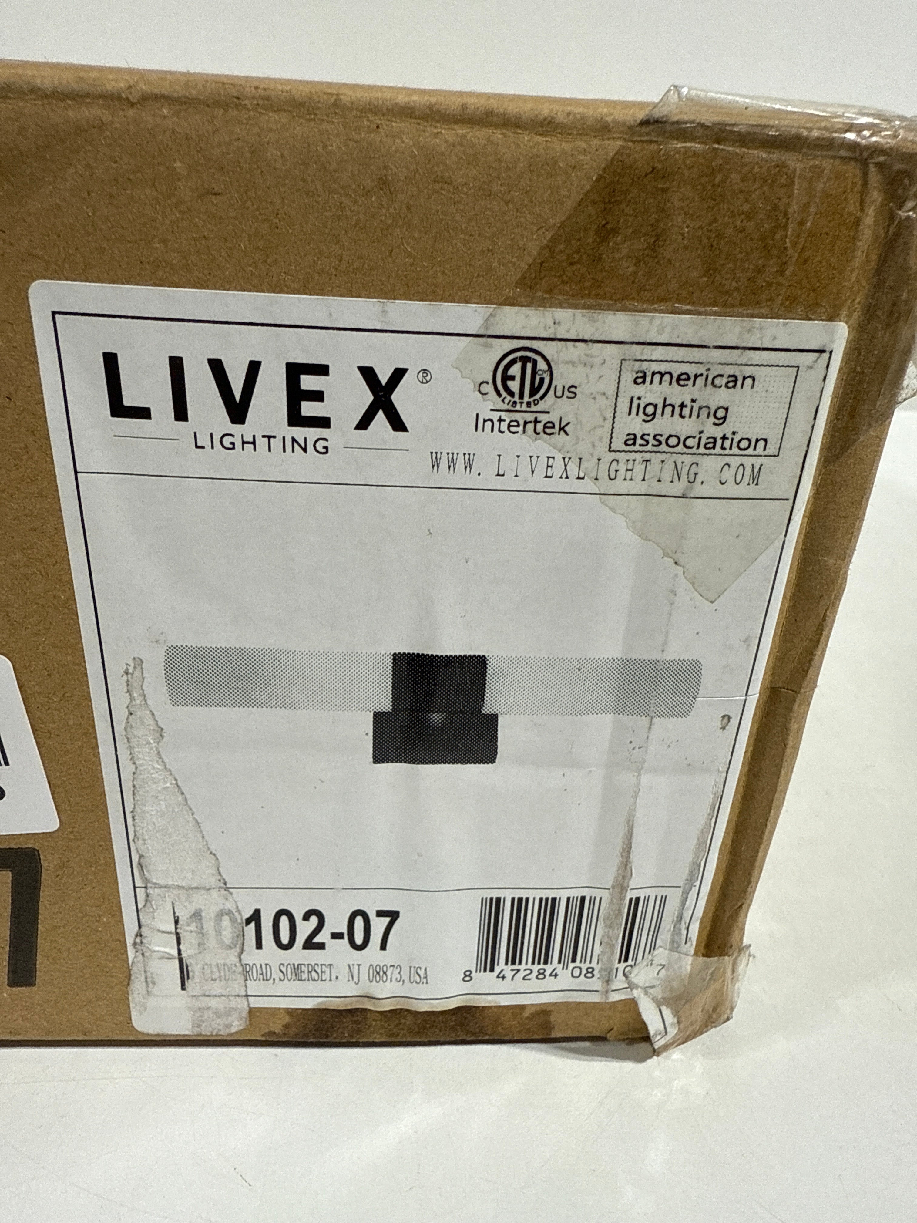 Livex Lighting Aero 17 Inch Wall Sconce Aero - 10102-07 - Transitional - *Lighting & Electrical