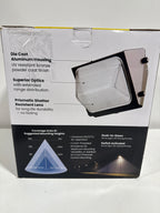 4000 Lumen Integrated LED Bronze Dusk to Dawn Commercial Wall Pack Light 4000K - *Lighting & Electrical