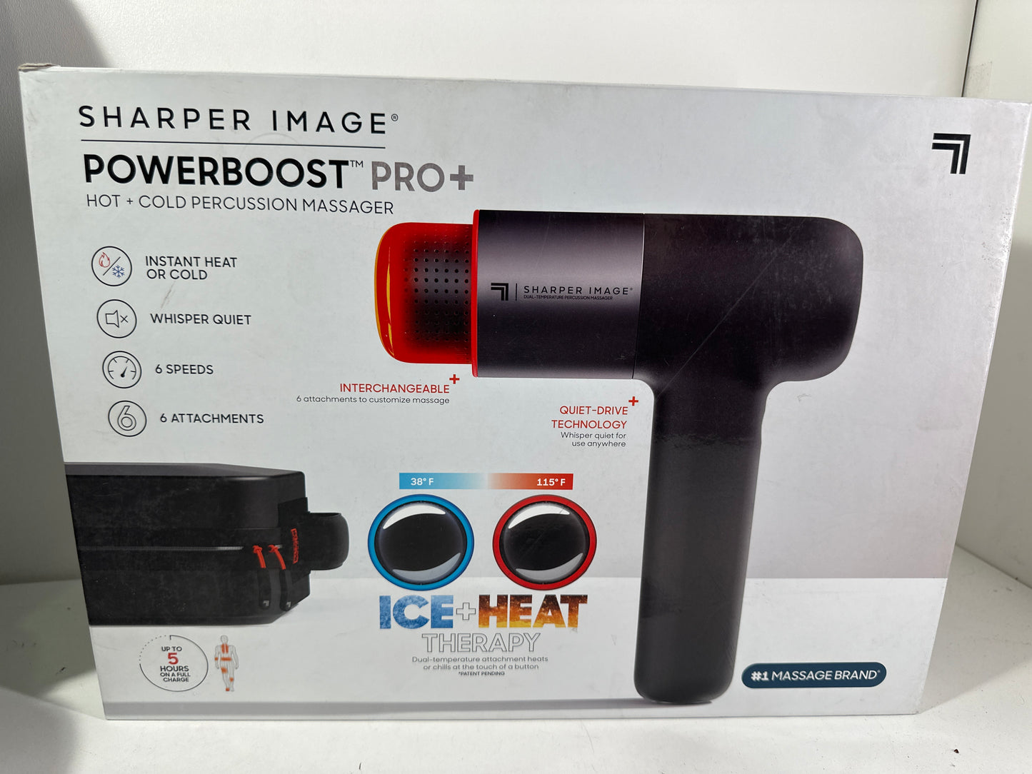 For Parts Sharper Image Powerboost Pro Body Massager with Hot and Cold