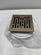 Brizo BT062415 4’’ Tile-in Square Shower Drain Luxe Gold Showers Shower Drains - *Plumbing