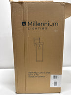 Powder Coated Black One Light Outdoor Wall Sconce from the Barkeley Collection