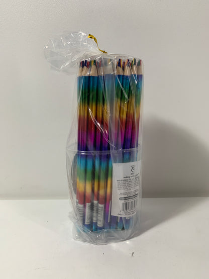 Raymond Geddes Rainbow Writer Pencil, 50 Pack (65884)