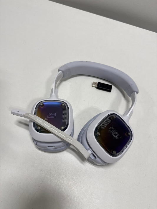Used Astro Gaming - A30 Wireless Over-the-Ear Gaming Headset for PS5 PS4 Nintendo Switch PC Mobile - White
