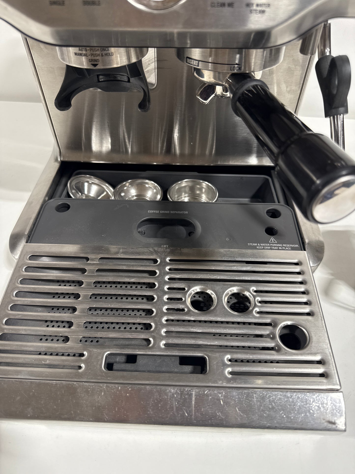 Scratch & Dent Breville Barista Express Espresso Machine (BES870XL) - Stainless Steel