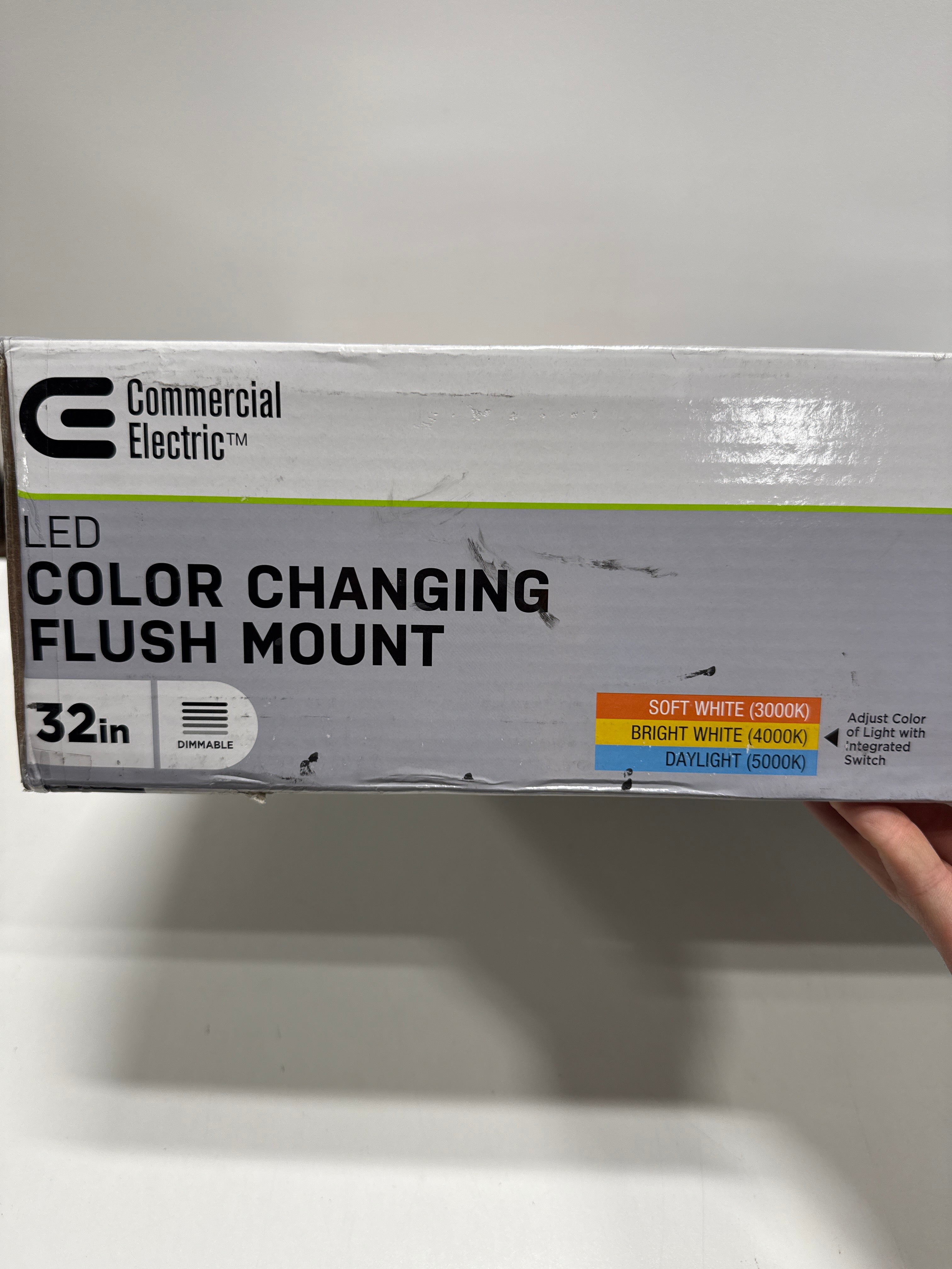 2 in. Modern Brushed Nickel Dimmable Integrated LED Flush Mount