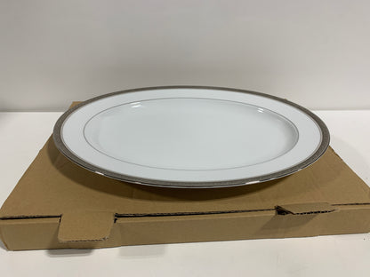 Noritake Crestwood Platinum 16" Oval Serving Platter