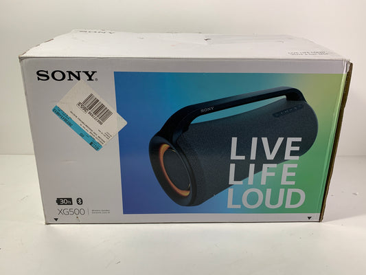 Sony MEGA BASS Portable SRSXG500 Bluetooth Wireless Speaker, Black