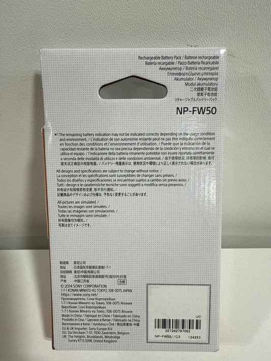 Sony - Rechargeable Lithium-Ion Battery for NP-FW50