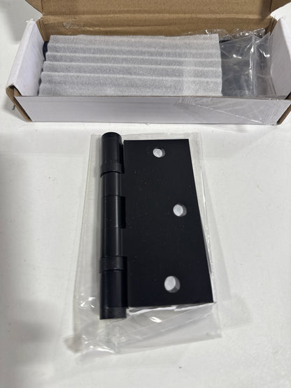 Emtek 9600 Hnge, SldBrs, BB, SqCr, 3.5x3.5'', 19 Black