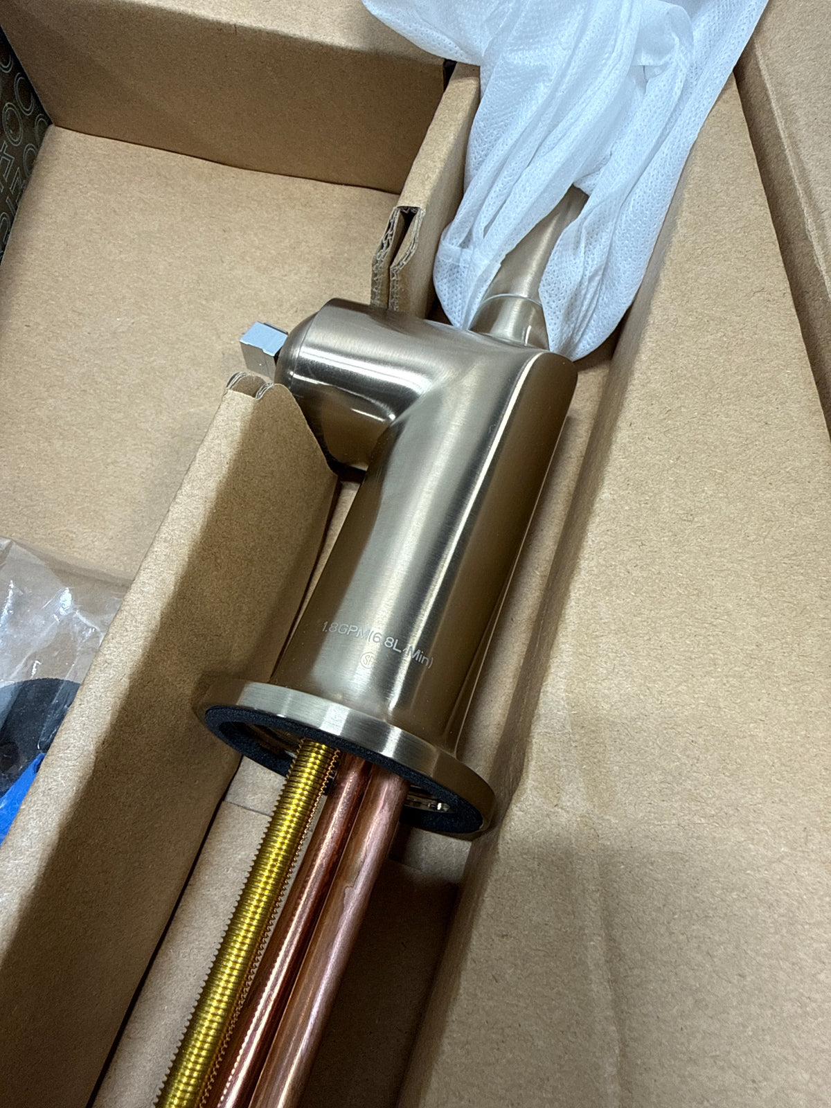 Brizo Odin: Bar Faucet with Square Spout - Less Handle luxe gold
