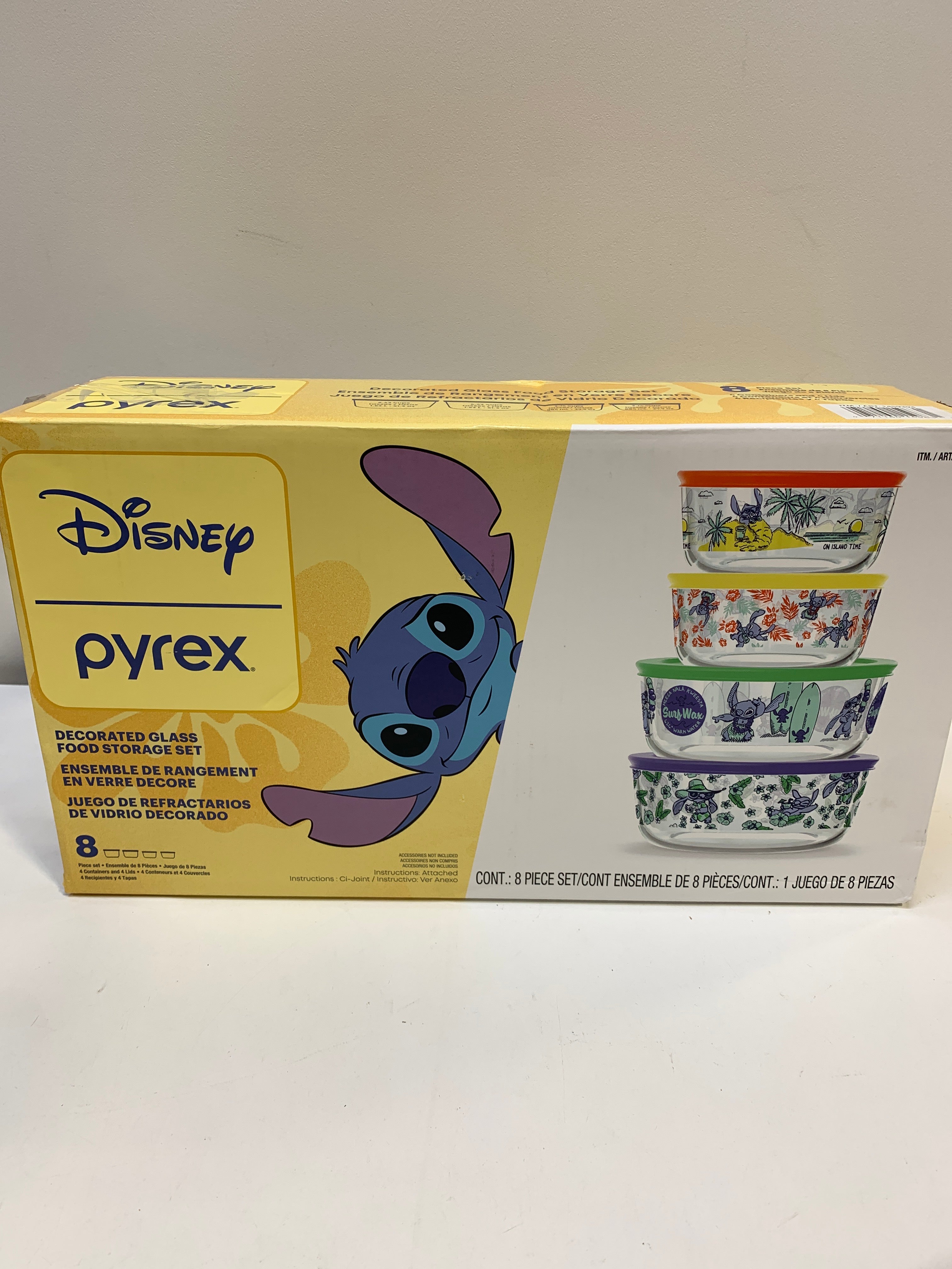 Disney Stitch Pyrex - 8 Piece Set – Branzoe Retail Outlet