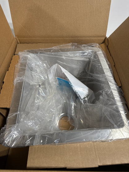 Elkay EFRU131610T Crosstown 16" Undermount Single Basin Stainless Steel Kitchen Sink - Stainless Steel