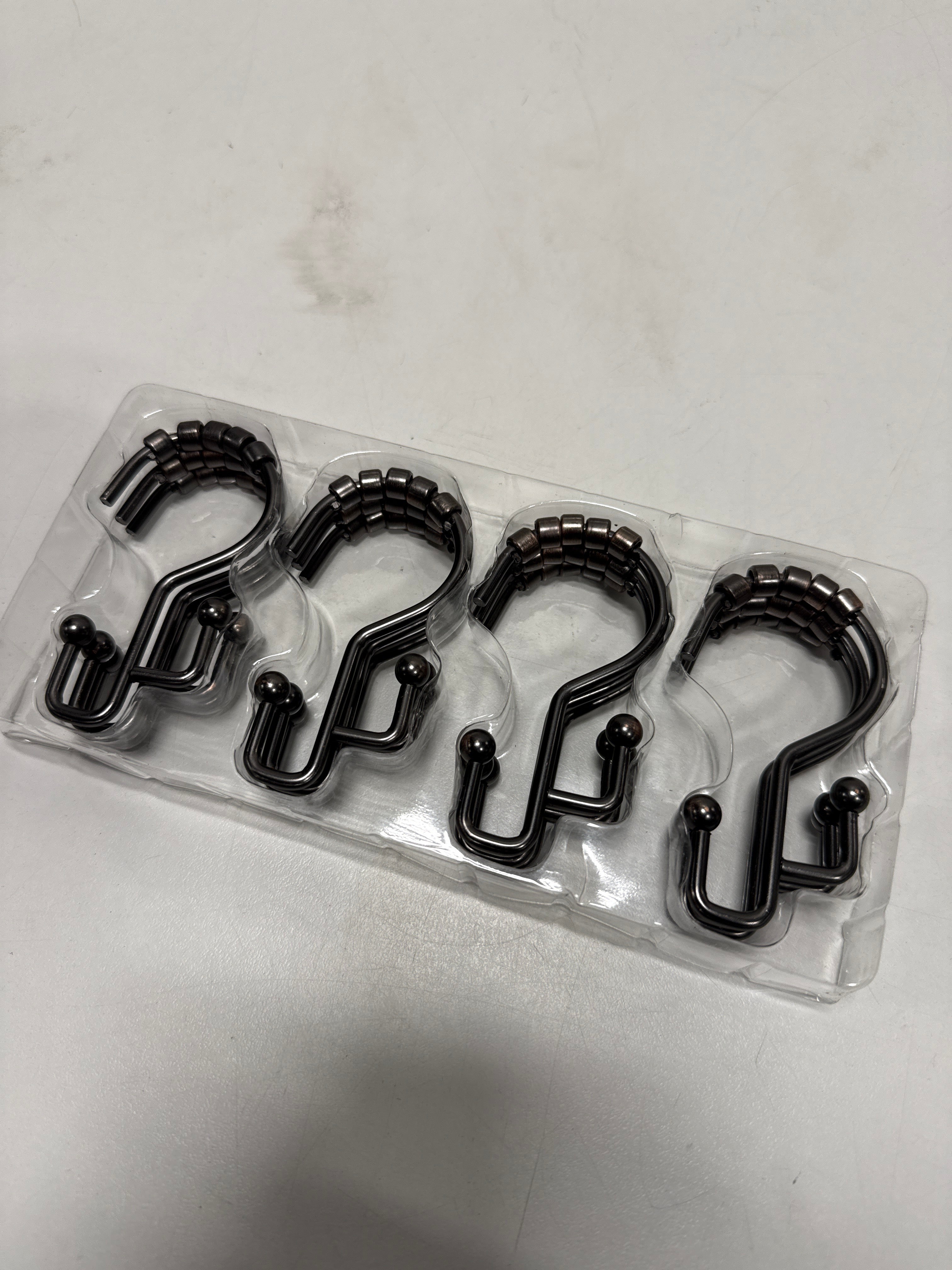 Utopia Alley Double Roller Shower Hook Oil Rubbed Bronze