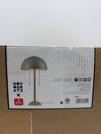 Globe Electric Novogratz X 65850 Haydel 21" 2-Light Table Lamp, Sage Green, Double on/Off Pull Chain
