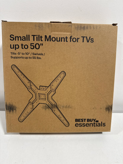 Best Buy Essentials™ - Tilting TV Wall Mount for up to 50" TVs - Black
