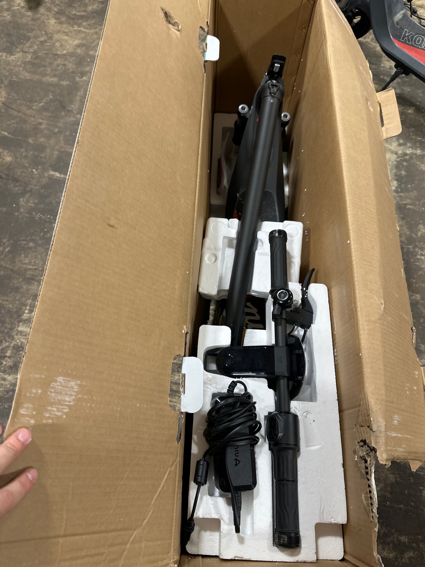 NIU - KQi 200P Foldable Electric Kick Scooter w/ 34 mi Max Operating Range & 20 mph Max Speed - Gray