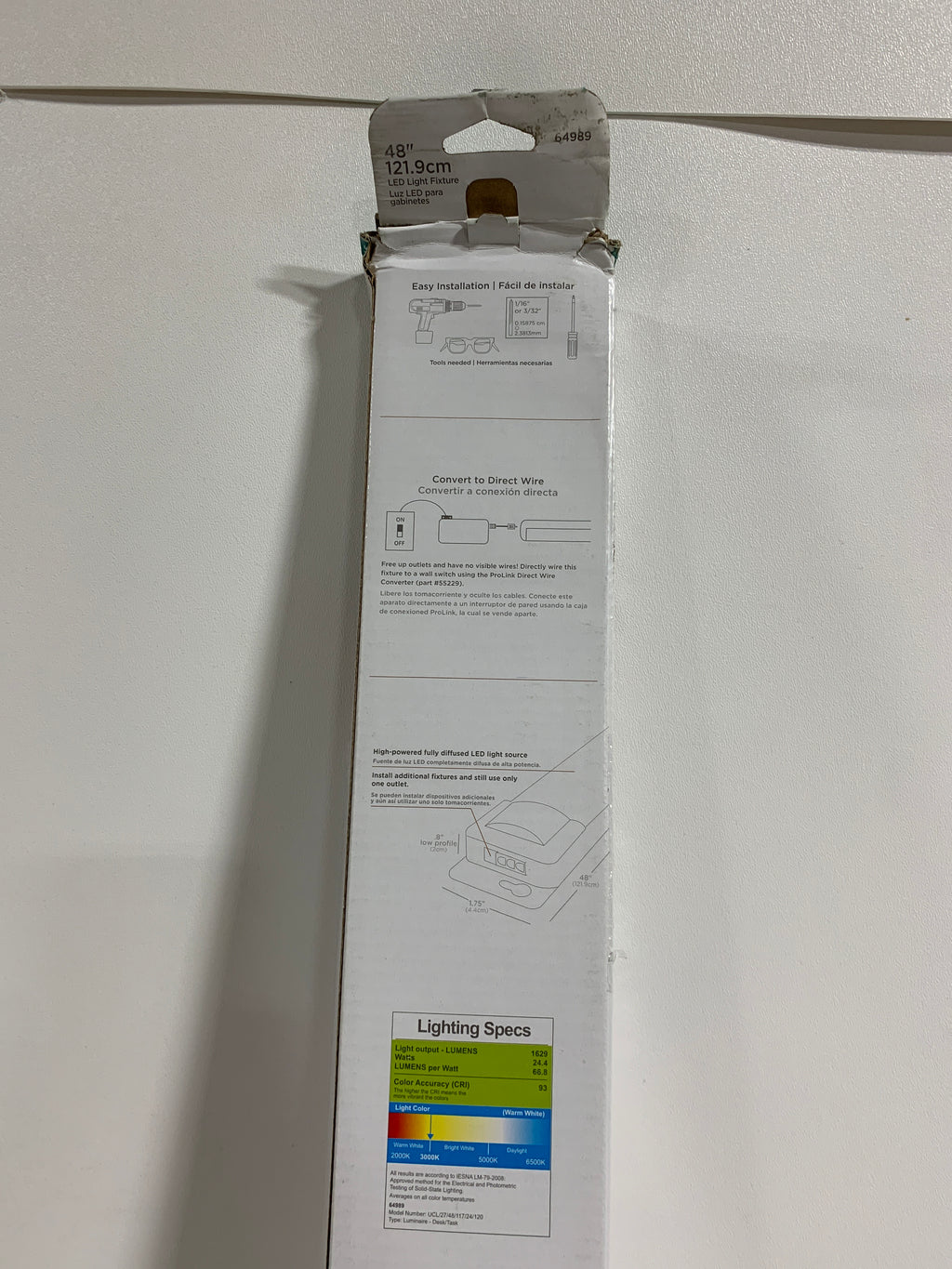 EZ Link Linkable Plug-in 48 in. LED White Under Cabinet Light - *Lighting & Electrical