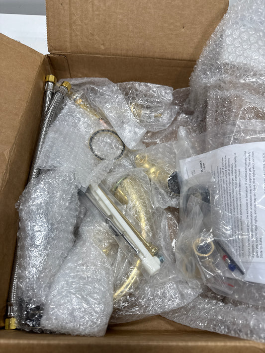 Kingston Brass KB962LL Widespread Bathroom Faucet, Polished Brass