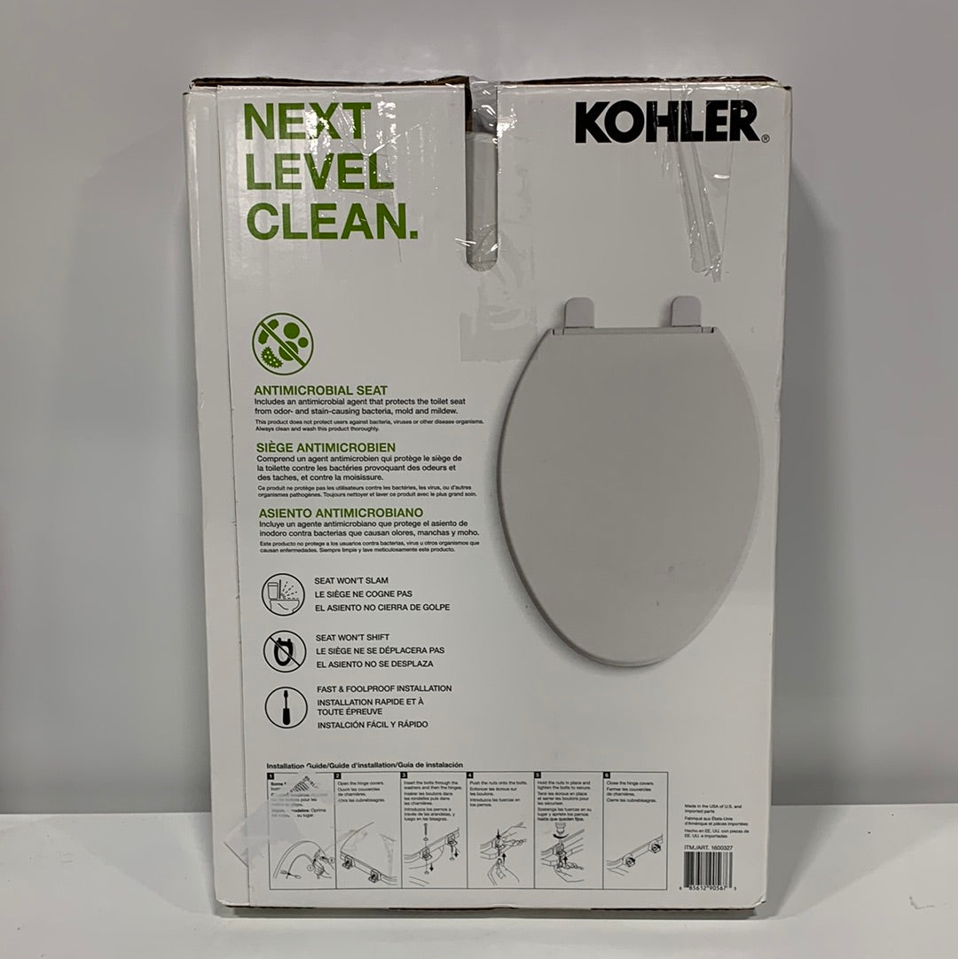 Kohler Layne Quiet-close Elongated Antimicrobial Toilet Seat